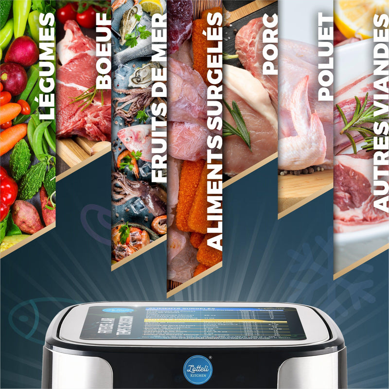 Air Fryer Cooking Times Chart, Air Fryer Magnetic Cheat Sheet Kitchen Fryer  Magnet Sheet Cooking Frying Time Reference Guide Cookware Accessories 