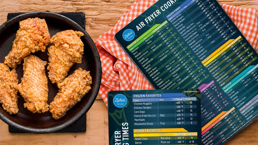 Air Fryer Cheat Sheet for Crispy and Golden Chicken Wings