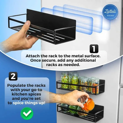 Magnetic Spice Rack for Refrigerator