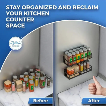 Magnetic Spice Rack for Refrigerator