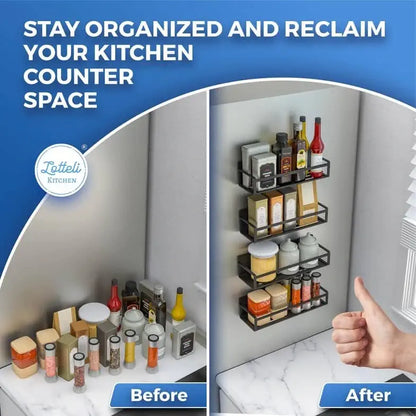 Magnetic Spice Rack for Refrigerator