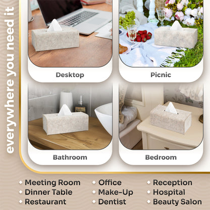 Tissue Box Cover - Modern Felt