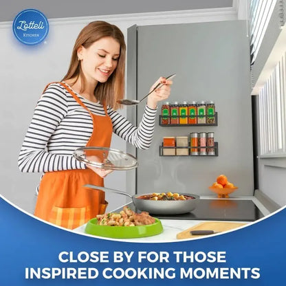 Magnetic Spice Rack for Refrigerator