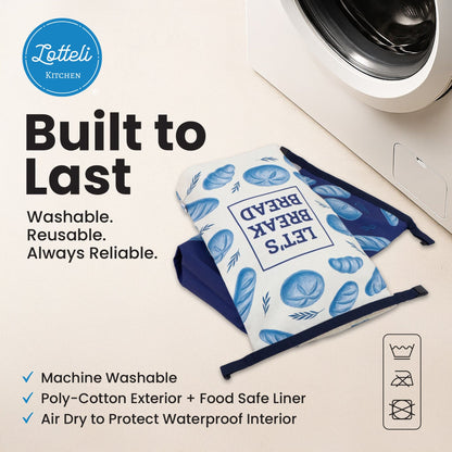 Reusable Bread Bags – Eco-Friendly, Washable Bread Storage for Sourdough & Homemade Loaves