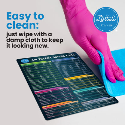 Air Fryer Cooking Tiimes and Temperature Guide