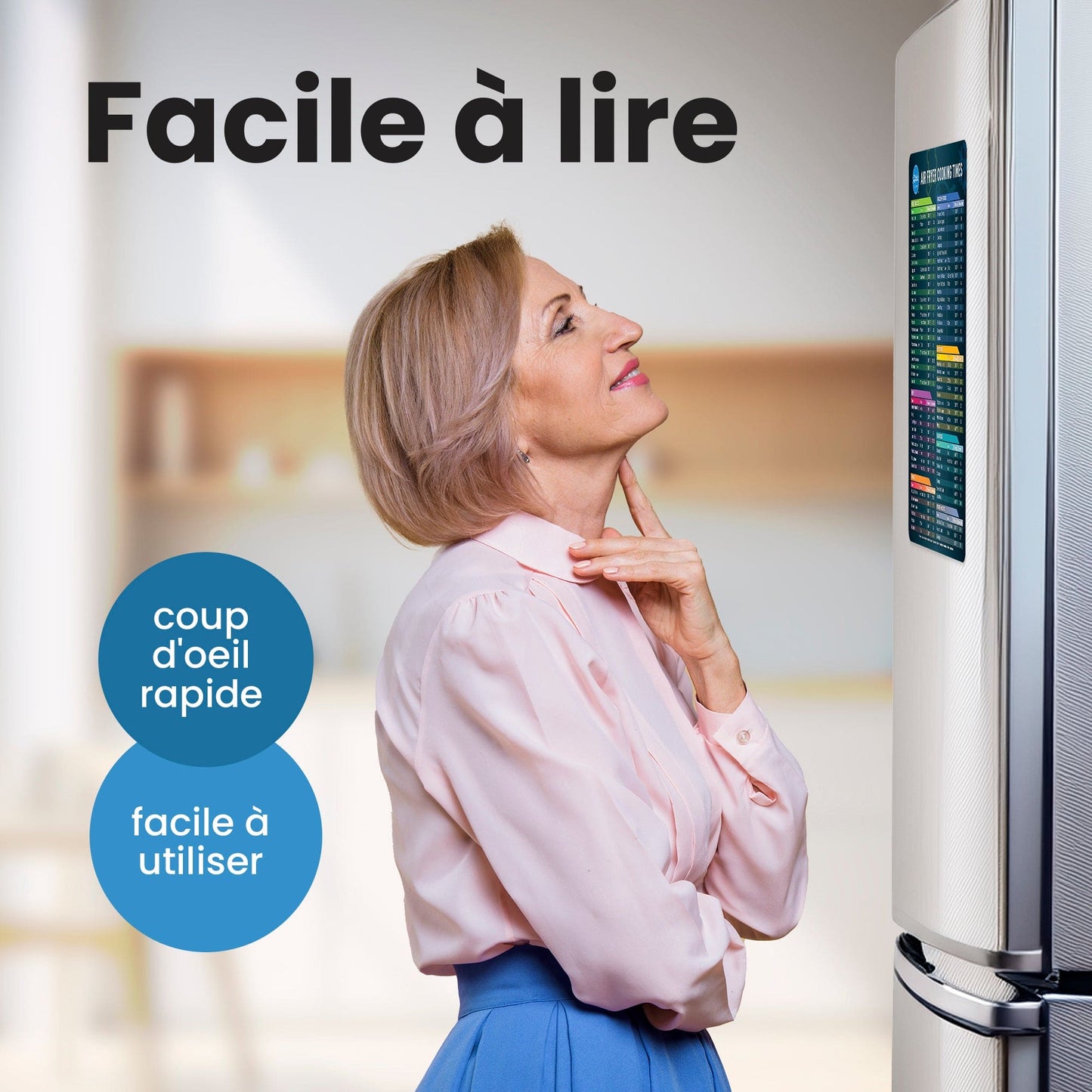 Air Fryer Cooking Temperature Guide - French