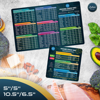 Instant Pot Cheat Sheet Magnet Set