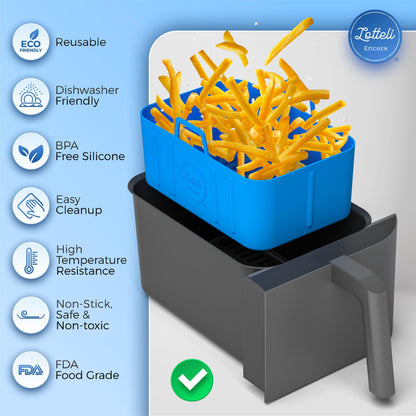 Reusable Silicone Air Fryer Basket