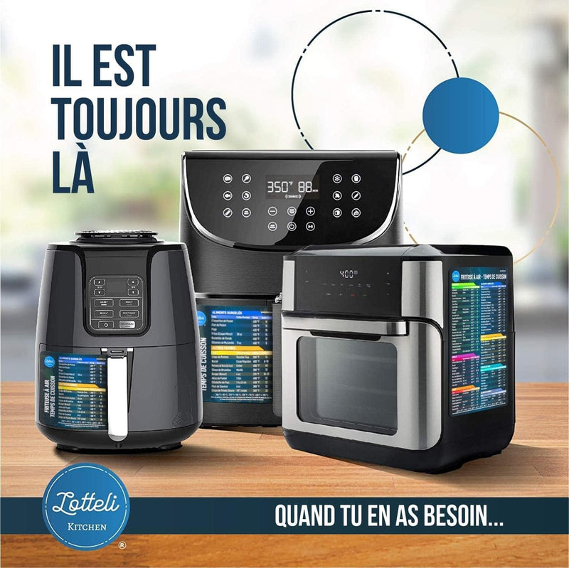 Air Fryer Magnetic Cheat Sheet Set - French – Lotteli Inc.