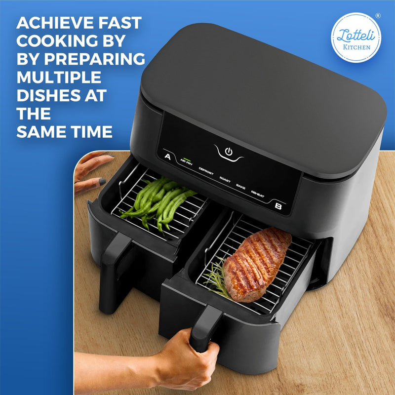 Air Fryer Rack For Dual Basket Air Fryers Lotteli Inc