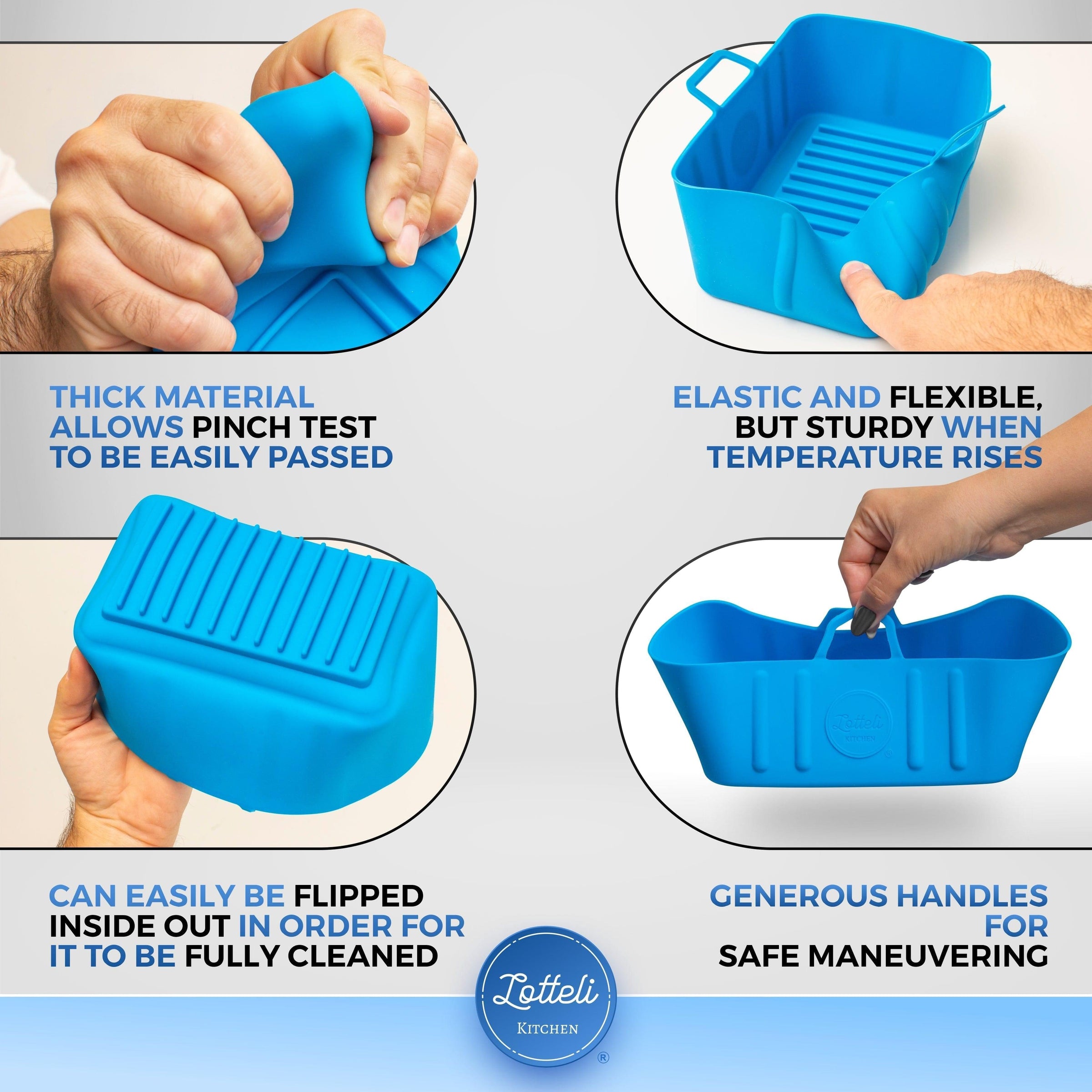 Reusable Silicone Air Fryer Basket Lotteli Inc.