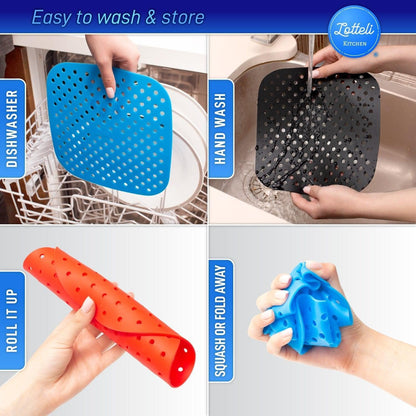 Reusable Silicone Square Liners with Magnetic Cheat Sheet