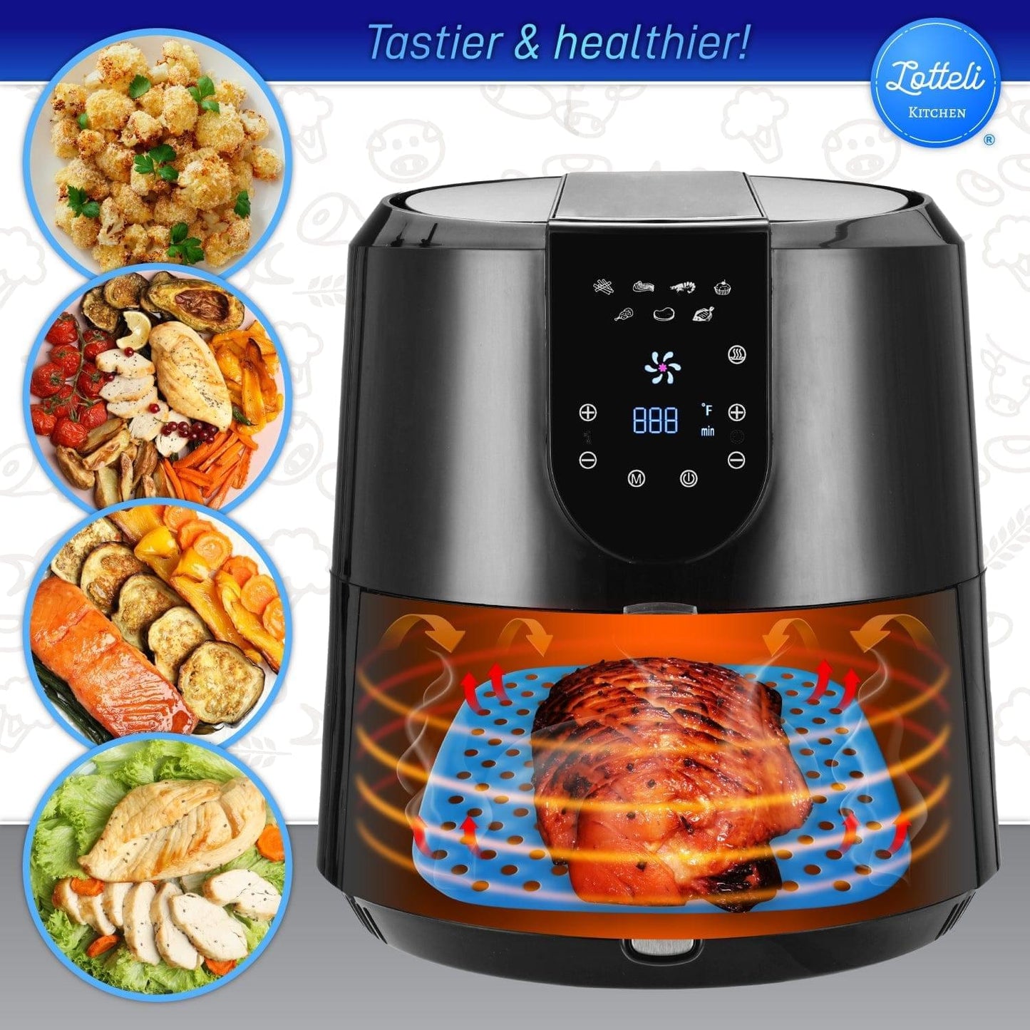 Reusable Silicone Square Liners with Magnetic Cheat Sheet