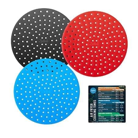 Reusable Silicone Round Liners with Magnetic Cheat Sheet